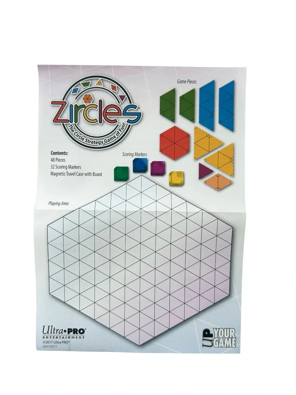 New in Box Zircles Ultra Pro Magnetic Travel Circle Strategy Game of Fun